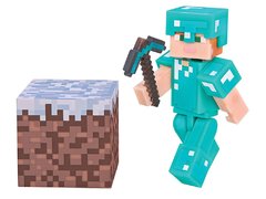 Figurina Minecraft Seria 3 Alex In Diamond Armour